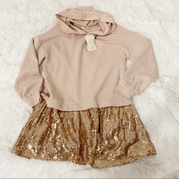 Soprano hooded sequins sweatshirt dress - Picture 2 of 8